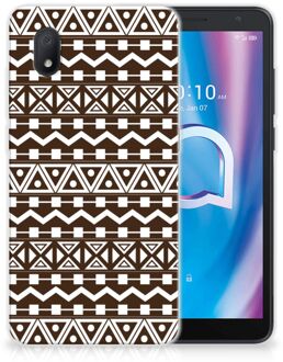 B2Ctelecom Leuk TPU Backcase Alcatel 1B (2020) Telefoon Hoesje Aztec Brown