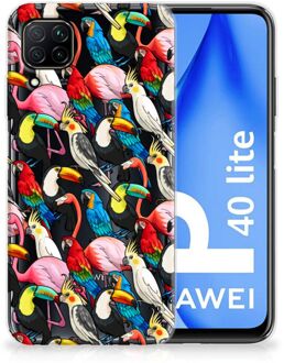 B2Ctelecom Leuk TPU Backcase Huawei P40 Lite Telefoon Hoesje Birds