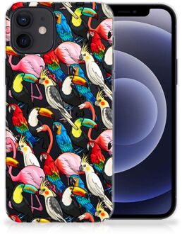 B2Ctelecom Leuk TPU Backcase iPhone 12 | 12 Pro (6.1") Telefoon Hoesje Birds