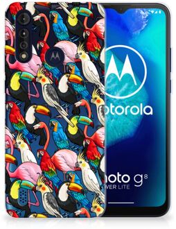 B2Ctelecom Leuk TPU Backcase Motorola Moto G8 Power Lite Telefoon Hoesje Birds