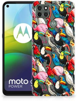 B2Ctelecom Leuk TPU Backcase Motorola Moto G9 Power Telefoon Hoesje Birds