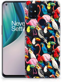 B2Ctelecom Leuk TPU Backcase OnePlus Nord N10 5G Telefoon Hoesje Birds