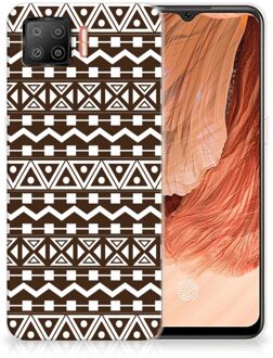 B2Ctelecom Leuk TPU Backcase OPPO A73 4G Telefoon Hoesje Aztec Brown