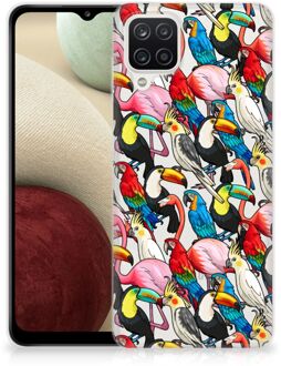 B2Ctelecom Leuk TPU Backcase Samsung Galaxy A12 Telefoon Hoesje Birds