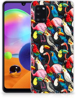 B2Ctelecom Leuk TPU Backcase Samsung Galaxy A31 Telefoon Hoesje Birds