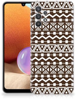 B2Ctelecom Leuk TPU Backcase Samsung Galaxy A32 4G Telefoon Hoesje Aztec Brown