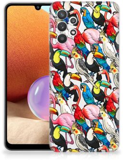 B2Ctelecom Leuk TPU Backcase Samsung Galaxy A32 4G Telefoon Hoesje Birds