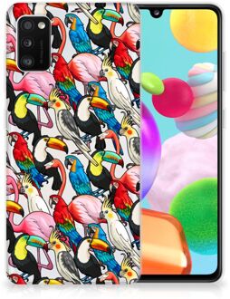 B2Ctelecom Leuk TPU Backcase Samsung Galaxy A41 Telefoon Hoesje Birds