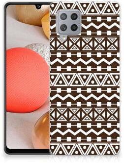 B2Ctelecom Leuk TPU Backcase Samsung Galaxy A42 Telefoon Hoesje Aztec Brown