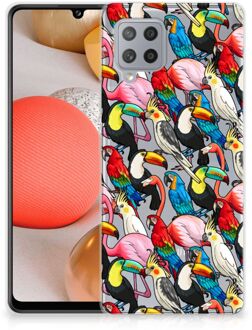 B2Ctelecom Leuk TPU Backcase Samsung Galaxy A42 Telefoon Hoesje Birds