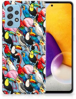 B2Ctelecom Leuk TPU Backcase Samsung Galaxy A72 Telefoon Hoesje Birds