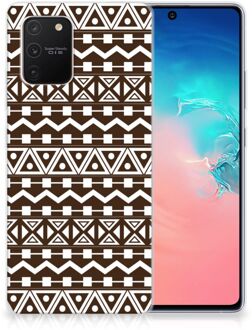 B2Ctelecom Leuk TPU Backcase Samsung Galaxy S10 Lite Telefoon Hoesje Aztec Brown