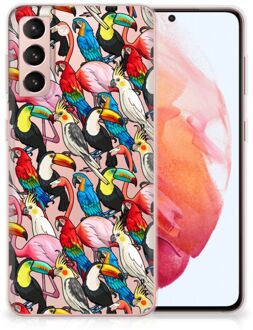 B2Ctelecom Leuk TPU Backcase Samsung Galaxy S21 Telefoon Hoesje Birds