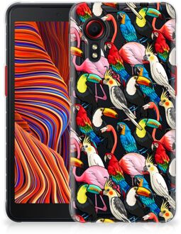 B2Ctelecom Leuk TPU Backcase Samsung Galaxy Xcover 5 Telefoon Hoesje Birds