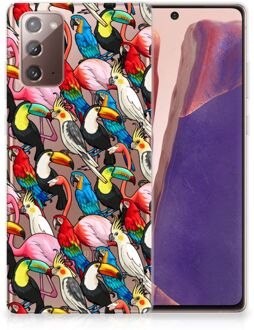 B2Ctelecom Leuk TPU Backcase Samsung Note 20 Telefoon Hoesje Birds