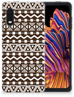 B2Ctelecom Leuk TPU Backcase Samsung Xcover Pro Telefoon Hoesje Aztec Brown