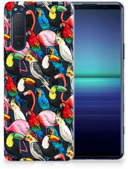 B2Ctelecom Leuk TPU Backcase Sony Xperia 5II Telefoon Hoesje Birds