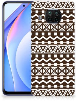 B2Ctelecom Leuk TPU Backcase Xiaomi Mi 10T Lite Telefoon Hoesje Aztec Brown