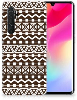 B2Ctelecom Leuk TPU Backcase Xiaomi Mi Note 10 Lite Telefoon Hoesje Aztec Brown