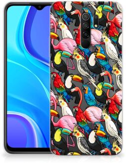 B2Ctelecom Leuk TPU Backcase Xiaomi Redmi 9 Telefoon Hoesje Birds