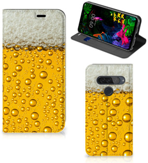 B2Ctelecom LG G8s Thinq Flip Style Cover Bier