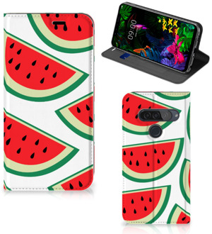 B2Ctelecom LG G8s Thinq Flip Style Cover Watermelons