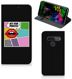 B2Ctelecom LG G8s Thinq Hippe Standcase Popart Princess