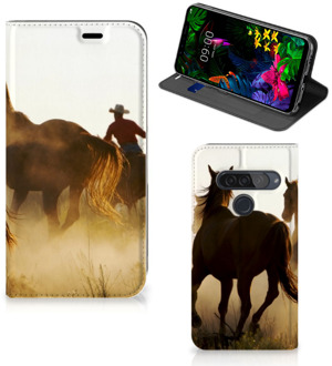 B2Ctelecom LG G8s Thinq Hoesje maken Design Cowboy