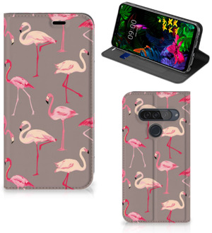 B2Ctelecom LG G8s Thinq Hoesje maken Flamingo