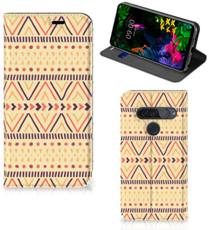 B2Ctelecom LG G8s Thinq Hoesje met Magneet Aztec Yellow