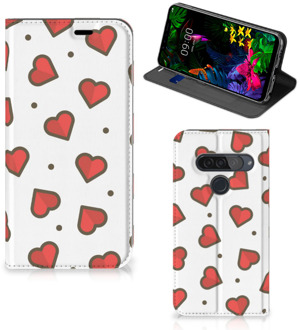 B2Ctelecom LG G8s Thinq Hoesje met Magneet Hearts