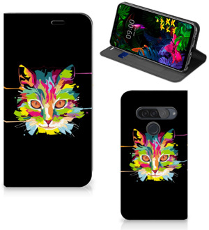 B2Ctelecom LG G8s Thinq Magnet Case Cat Color