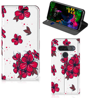 B2Ctelecom LG G8s Thinq Smart Cover Blossom Rood