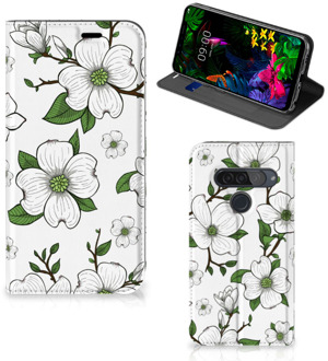 B2Ctelecom LG G8s Thinq Smart Cover Dogwood Flowers