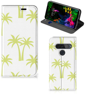 B2Ctelecom LG G8s Thinq Smart Cover Palmtrees