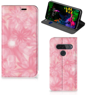 B2Ctelecom LG G8s Thinq Smart Cover Spring Flowers