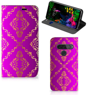 B2Ctelecom LG G8s Thinq Telefoon Hoesje Barok Roze