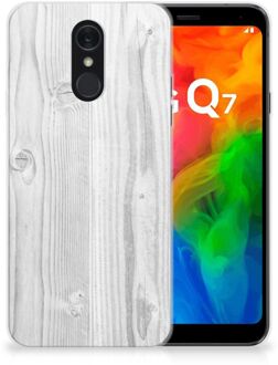 B2Ctelecom LG Q7 Bumper Hoesje White Wood