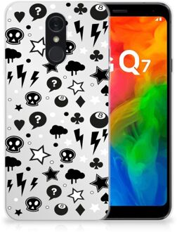 B2Ctelecom LG Q7 Silicone Back Case Zilver Punk