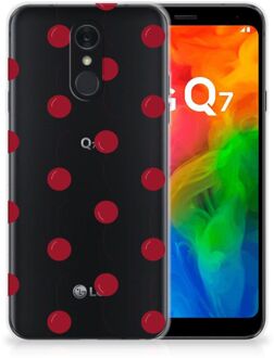 B2Ctelecom LG Q7 Siliconen Case Cherries