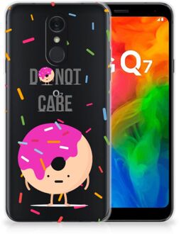 B2Ctelecom LG Q7 Siliconen Case Donut Roze