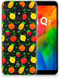 B2Ctelecom LG Q7 Siliconen Case Fruits