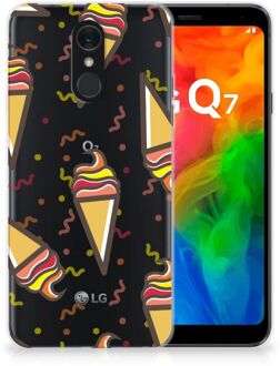 B2Ctelecom LG Q7 Siliconen Case Icecream