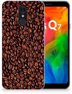 B2Ctelecom LG Q7 Siliconen Case Koffiebonen