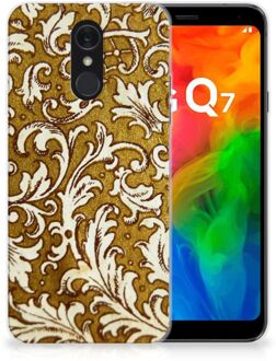 B2Ctelecom LG Q7 Siliconen Hoesje Barok Goud