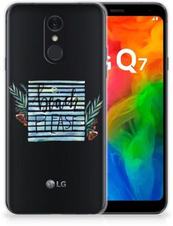 B2Ctelecom LG Q7 Telefoonhoesje met Naam Boho Beach