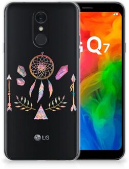 B2Ctelecom LG Q7 Telefoonhoesje met Naam Boho Dreamcatcher