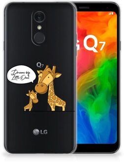 B2Ctelecom LG Q7 Telefoonhoesje met Naam Giraffe