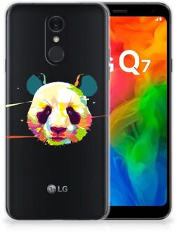 B2Ctelecom LG Q7 Telefoonhoesje met Naam Panda Color