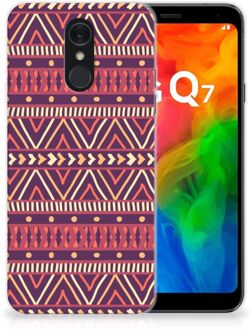 B2Ctelecom LG Q7 TPU bumper Aztec Purple